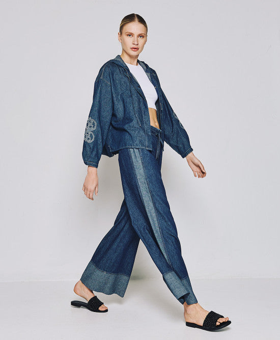 Access Fashion Denim Pants With Elasticated Waist