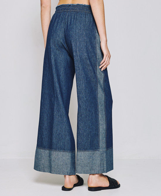 Access Fashion Denim Pants With Elasticated Waist