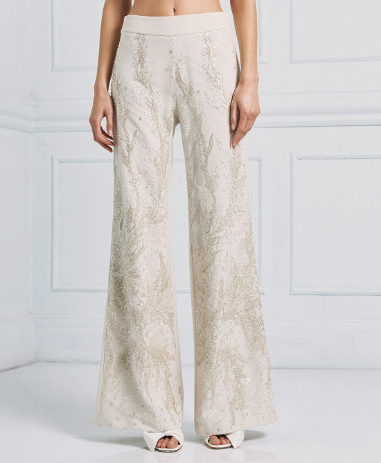 Access Fashion Vanilla Trouser With Decoration