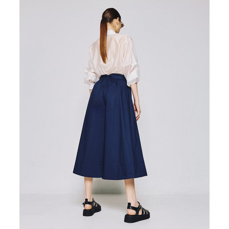 Access Fashion Navy Cropped Culottes