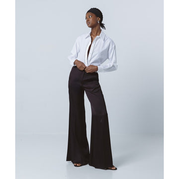 Access Fashion White Shirt With Rhinestones