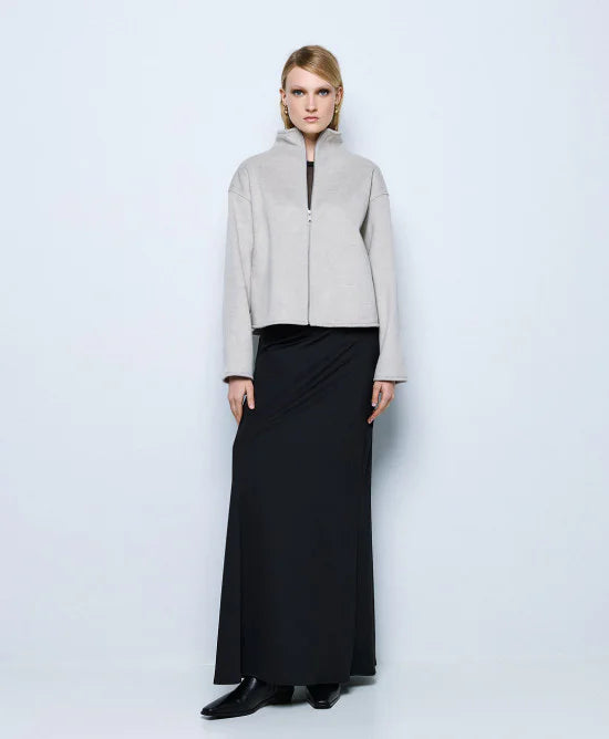 Access Fashion Bomber Style Vanilla Jacket