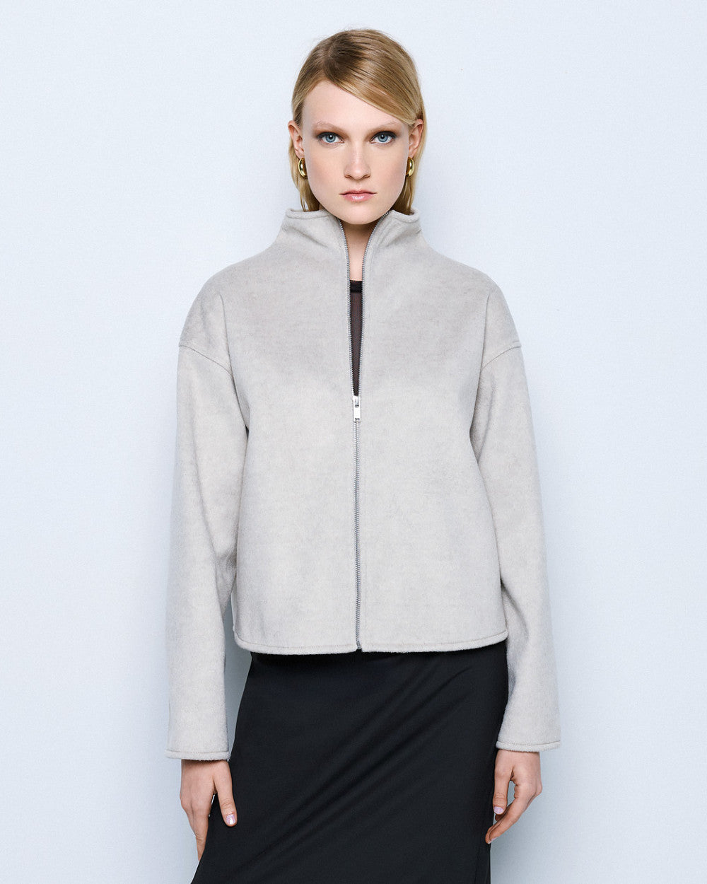 Access Fashion Bomber  Grey Jacket