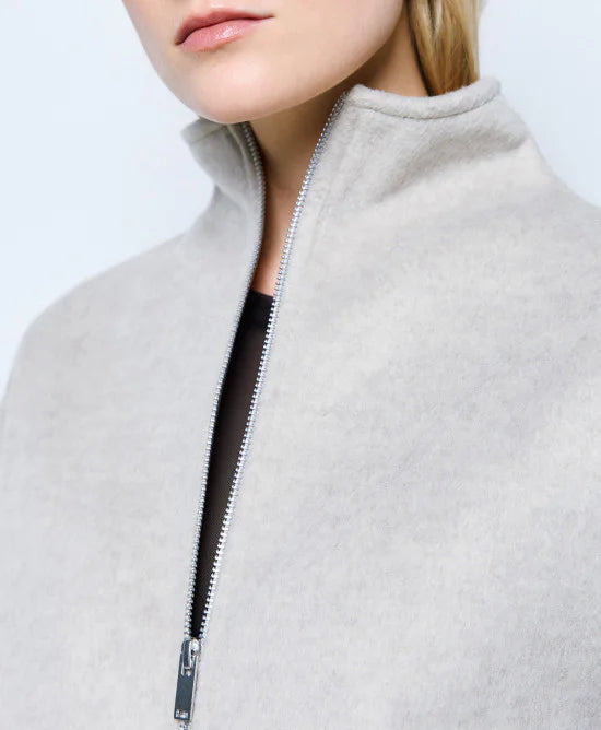 Access Fashion Bomber Style Vanilla Jacket