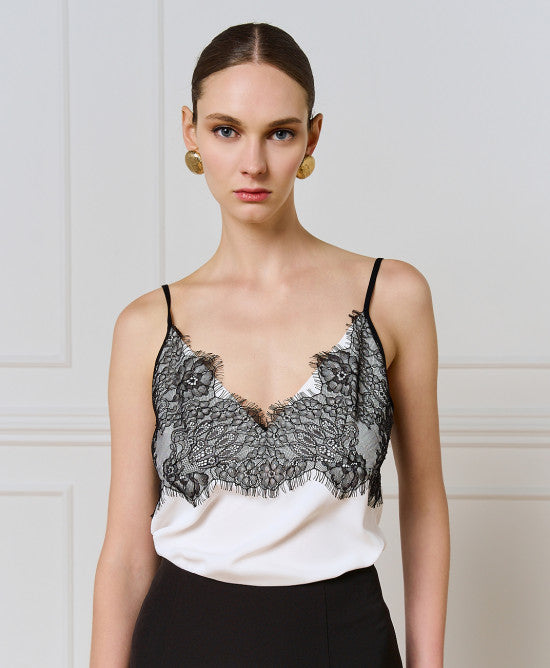 Access Fashion Black/White Cami