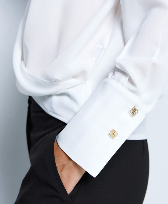 Access Fashion Vanilla Wrap Blouse