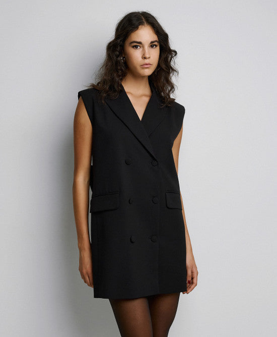 Access Fashion Mini Blazer Black Dress