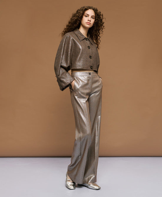 Access Fashion Metallic Trouser