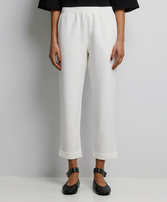 Access Fashion Vanilla Trousers With Elasticated Waist