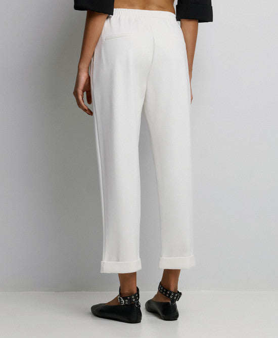 Access Fashion Vanilla Trousers With Elasticated Waist