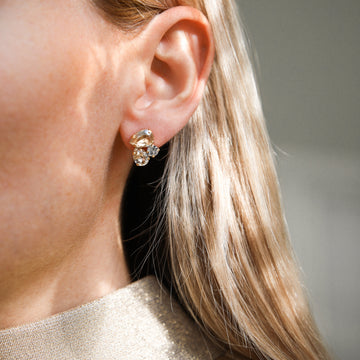 Caroline Svedbom Alisia Earring Gold Golden Combo