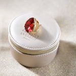 Caroline Svedbom Perfect Ring Gold Mulberry Red