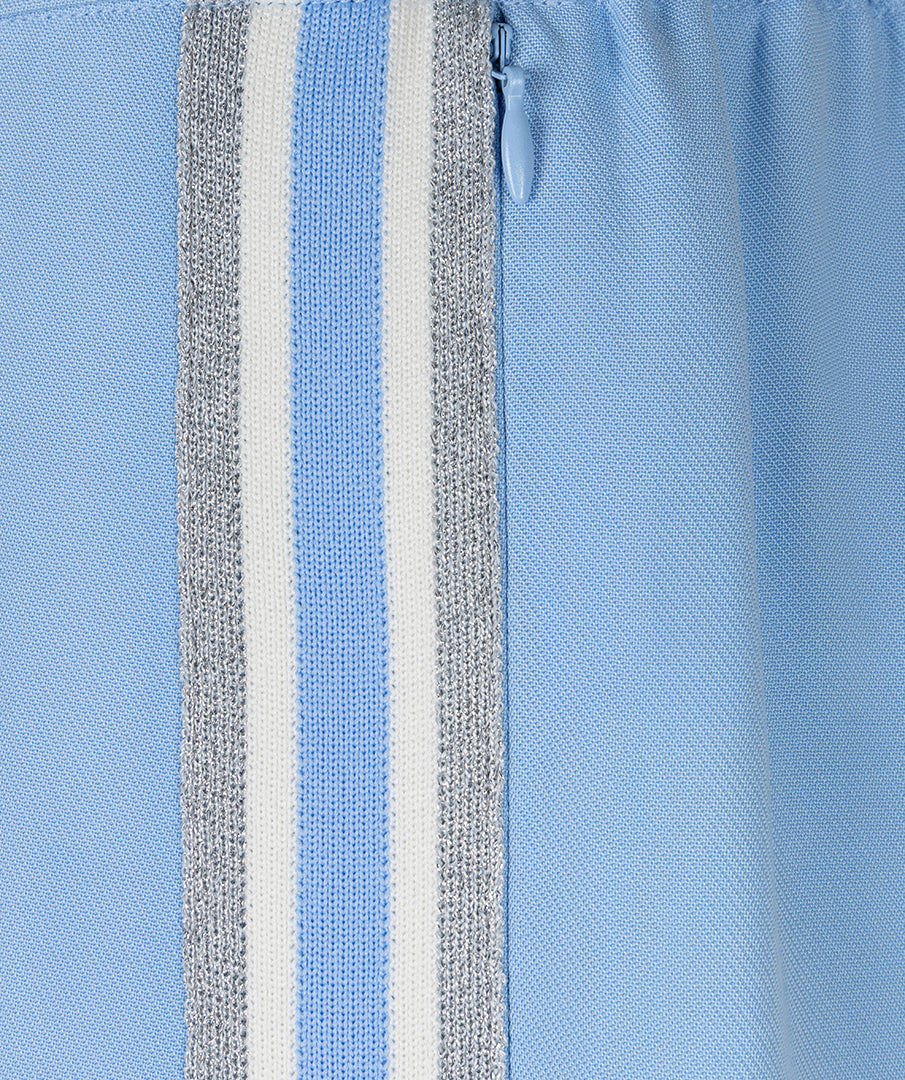 Esqualo Pacific Blue Trousers With Tape Sideseam