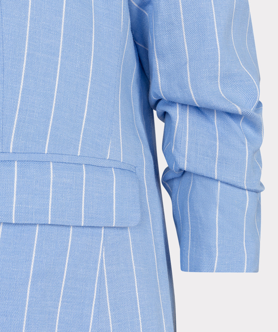 Esqualo Striped Pacific Blue Blazer