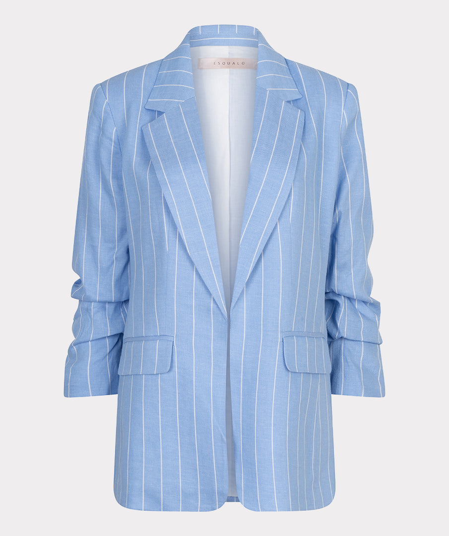 Esqualo Striped Pacific Blue Blazer