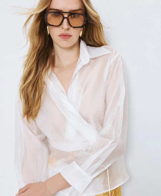 Access Fashion White Blouse