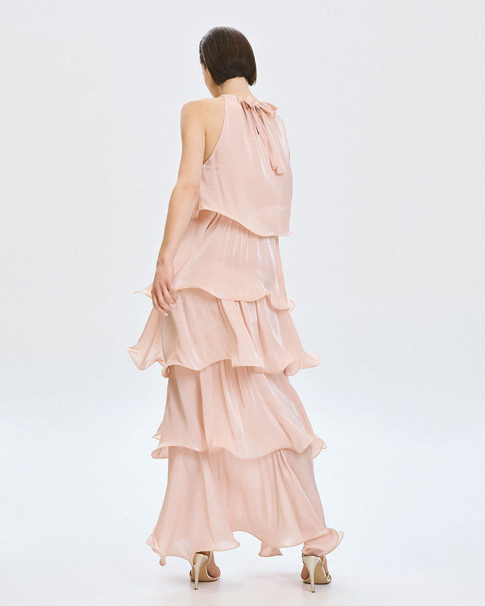 Access Fashion Tiered Romantic Powder Dress