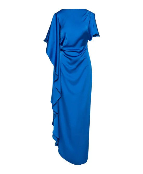Access Fashion Dramatic Cobalt Blue Dress