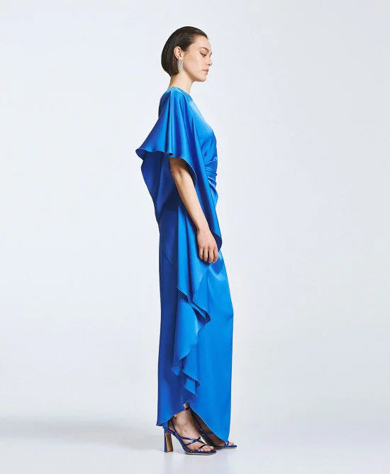 Access Fashion Dramatic Cobalt Blue Dress