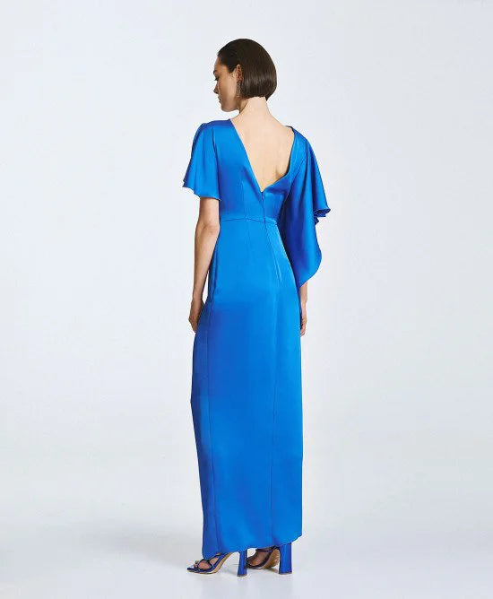 Access Fashion Dramatic Cobalt Blue Dress