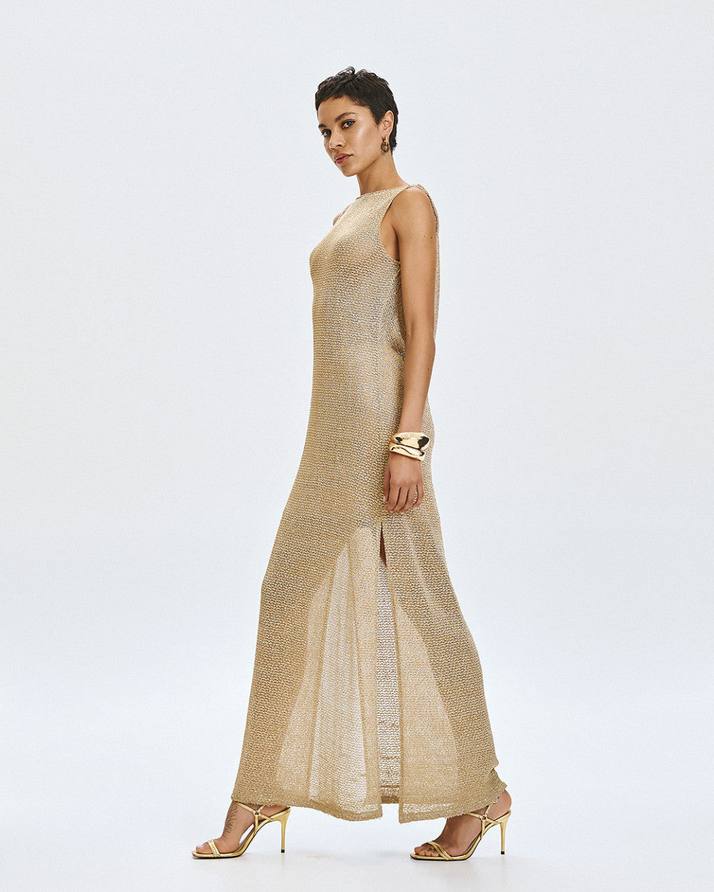 Access Fashion Gold Dress