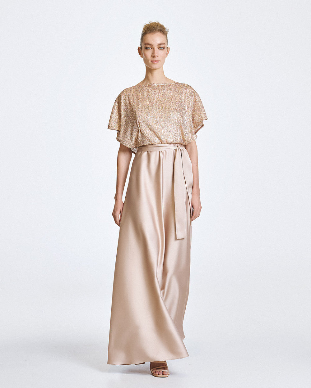 Access Fashion Gold Evening Dress