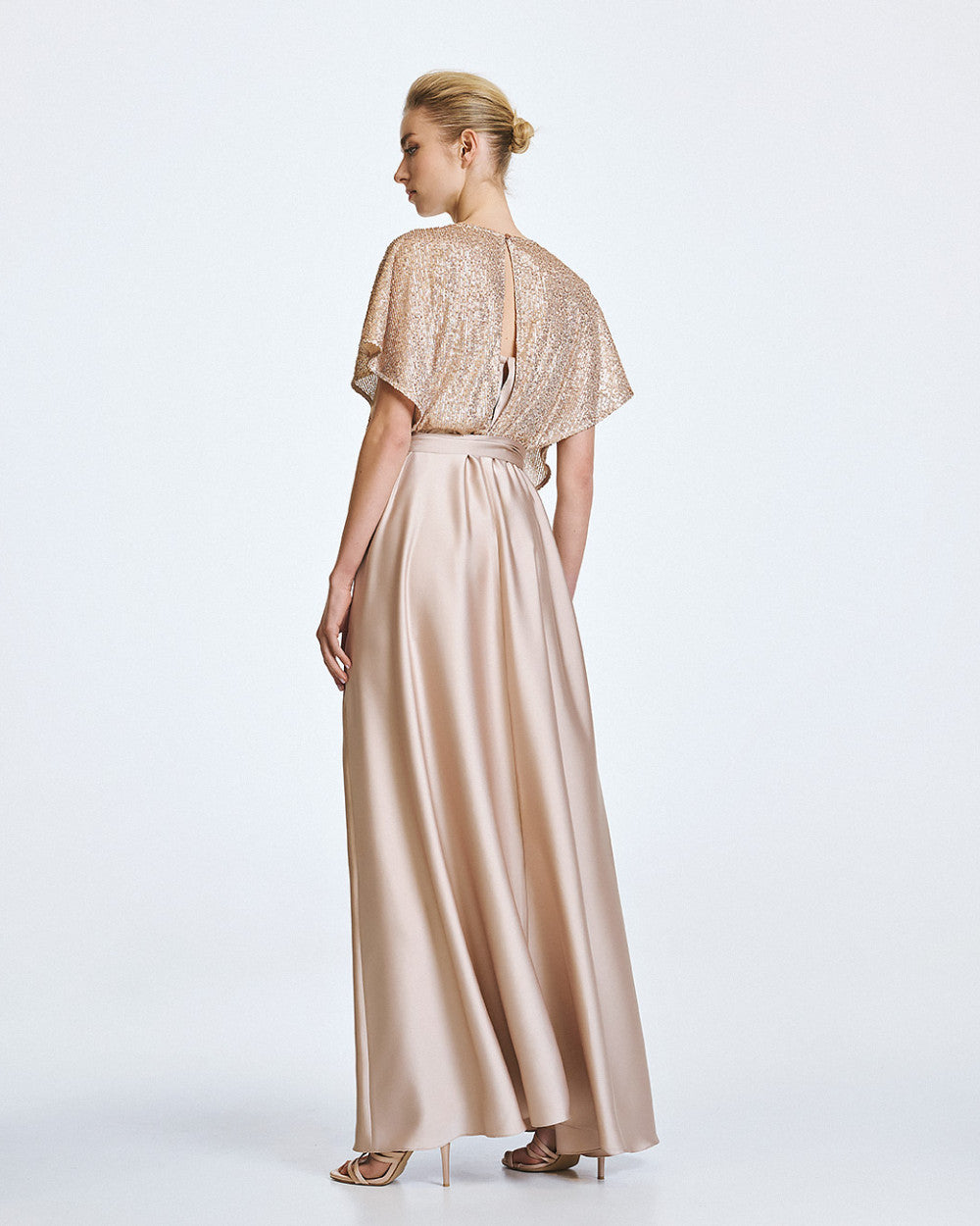 Access Fashion Gold Evening Dress