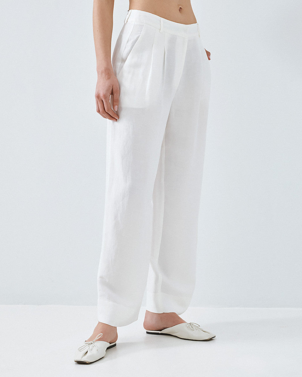 Access Fashion Off White Trouser