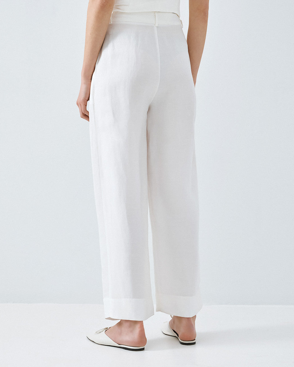 Access Fashion Off White Trouser
