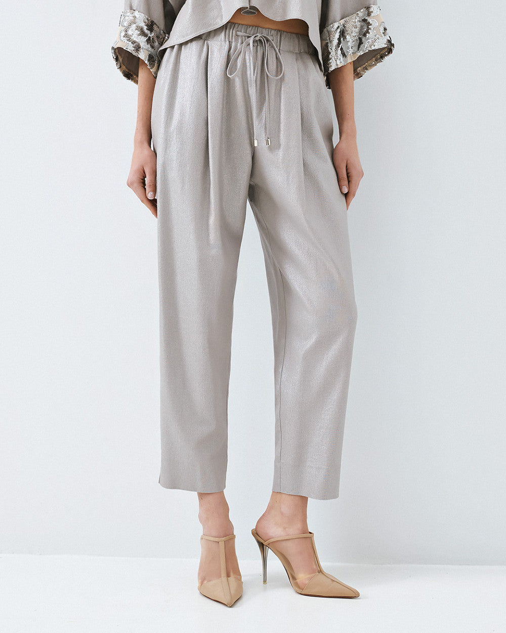 Access Fashion Silver Pant