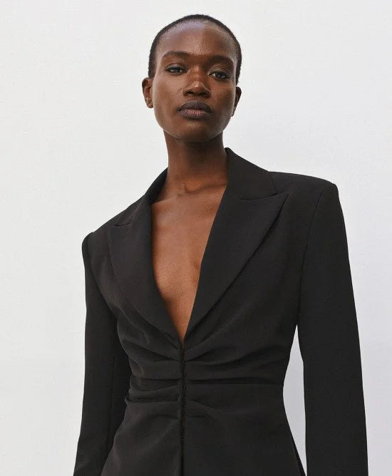 Access Fashion Black Fitted Blazer
