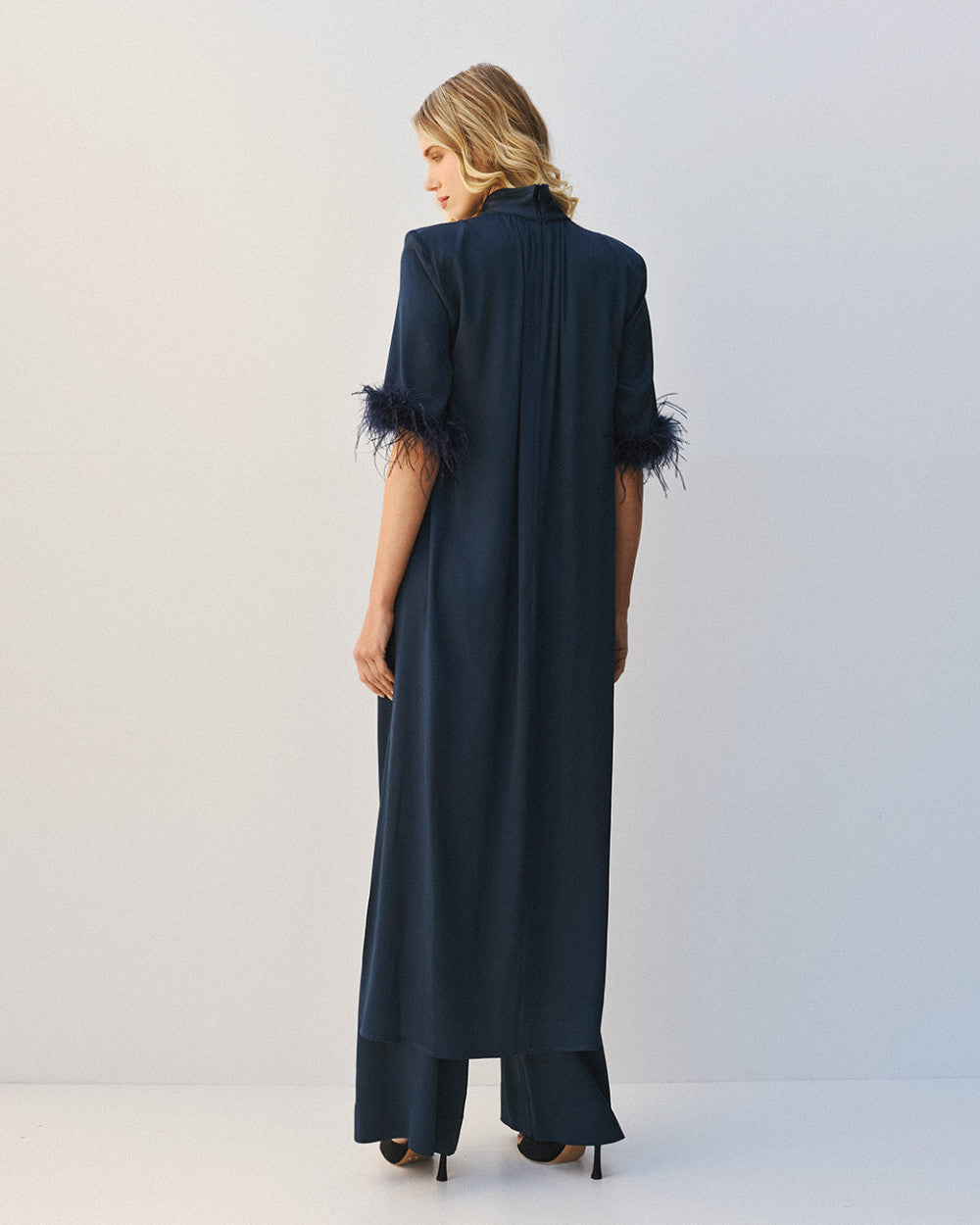 Access Fashion Asymmetrical Blue Top