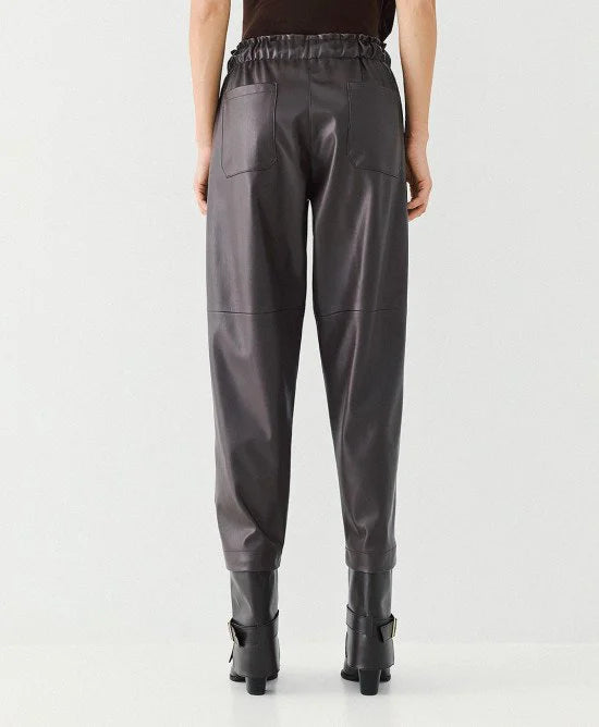 Access Fashion Coffee Faux Trousers
