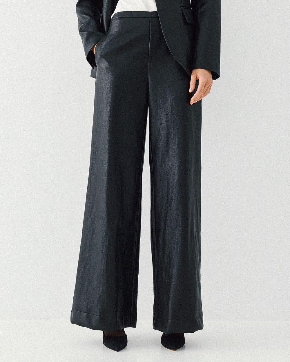 Access Fashion Sleek Black Trousers