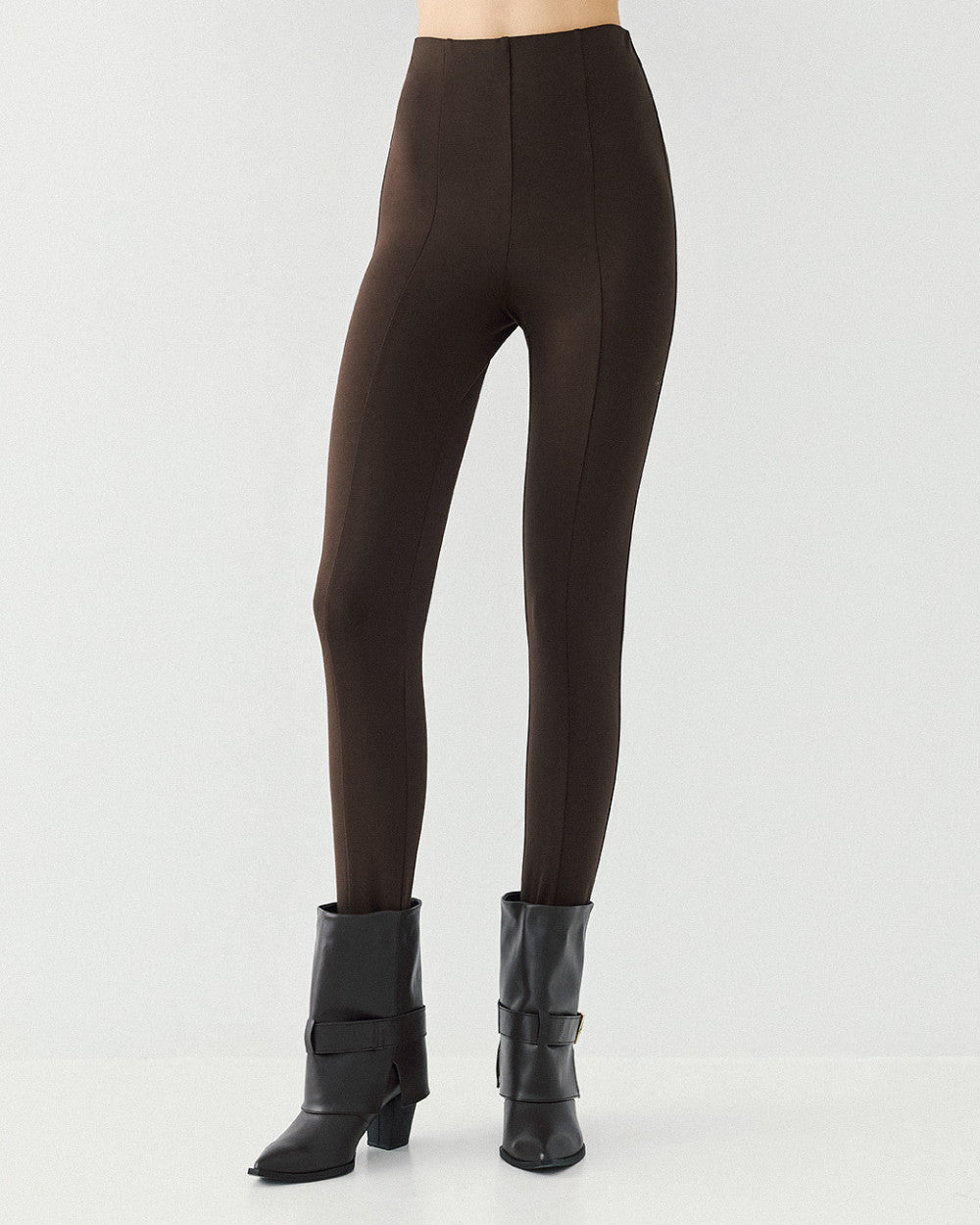 Access Fashion  Coffee Stirrup Pants