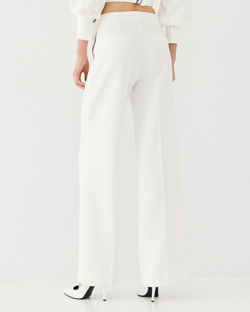 Access Fashion White Trousers