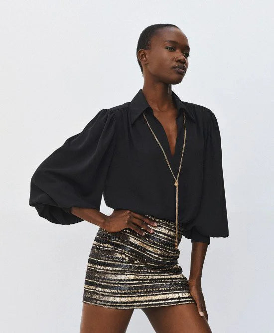 Access Fashion Multi Sequin Mini Skirt