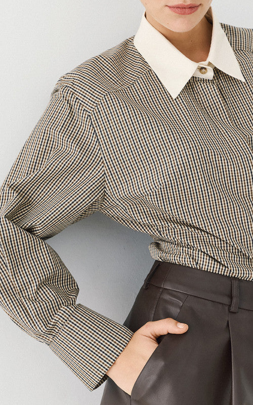 Access Fashion Checked Organic Cotton Shirt