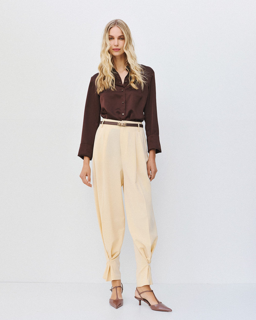 Access Fashion Coffee Blouse