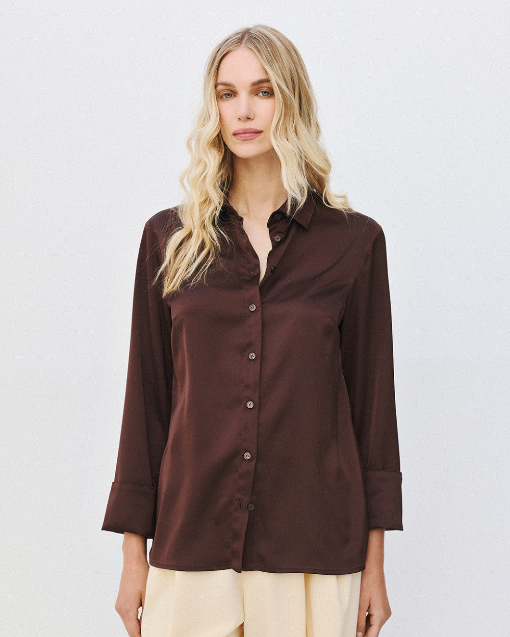 Access Fashion Coffee Blouse