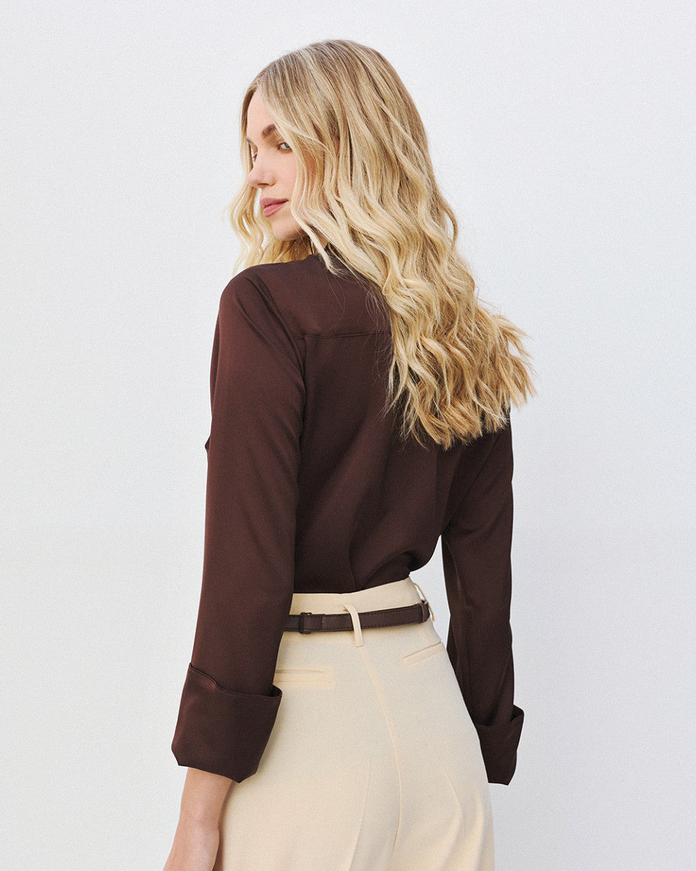 Access Fashion Coffee Blouse