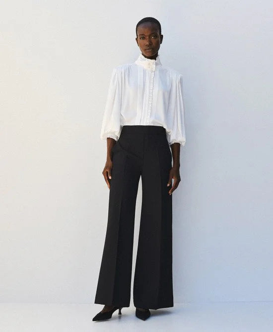 Access Fashion Shirt With High Collar
