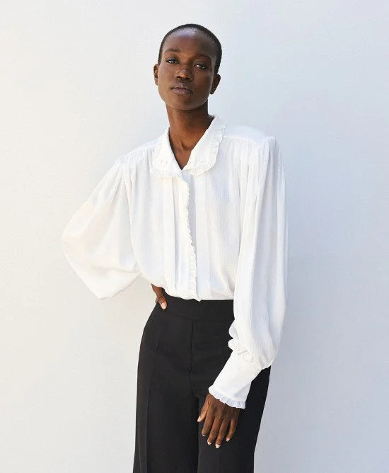 Access Fashion Shirt With High Collar