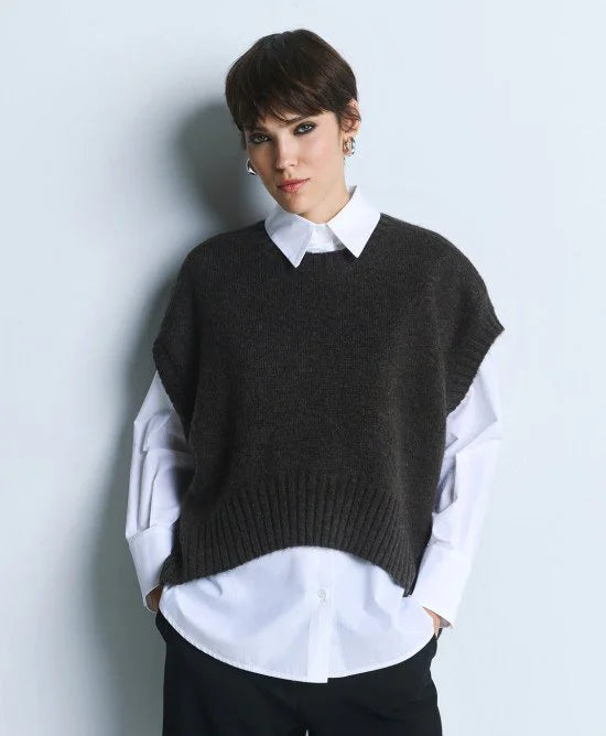 Access Fashion Coffee Sweater