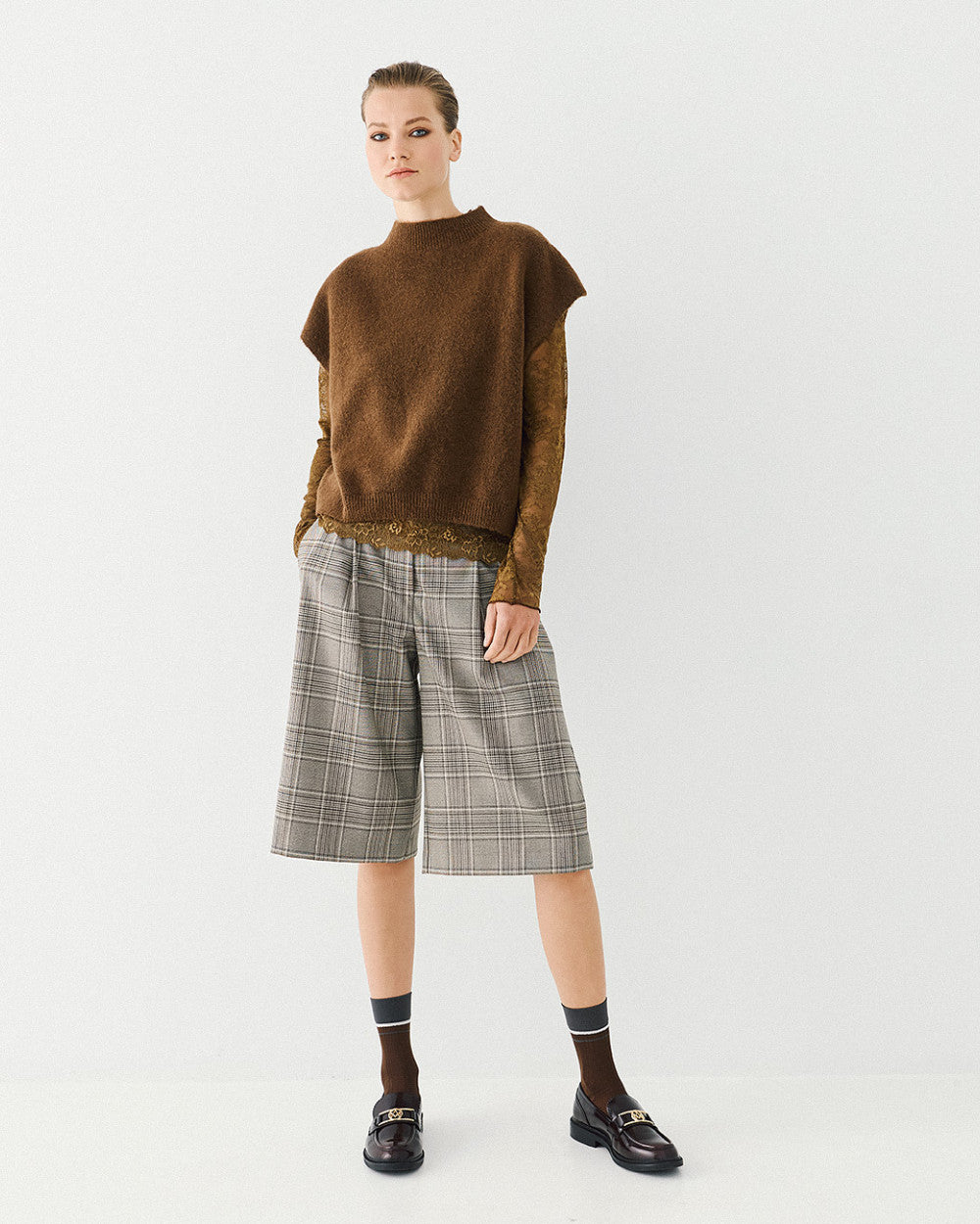 Access Fashion 2 Piece Coffee Vest With Liner