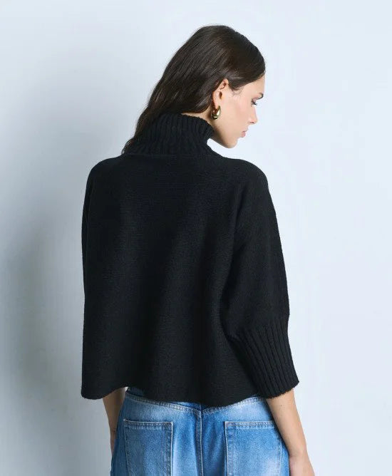 Access Fashion Black Turtleneck Sweater