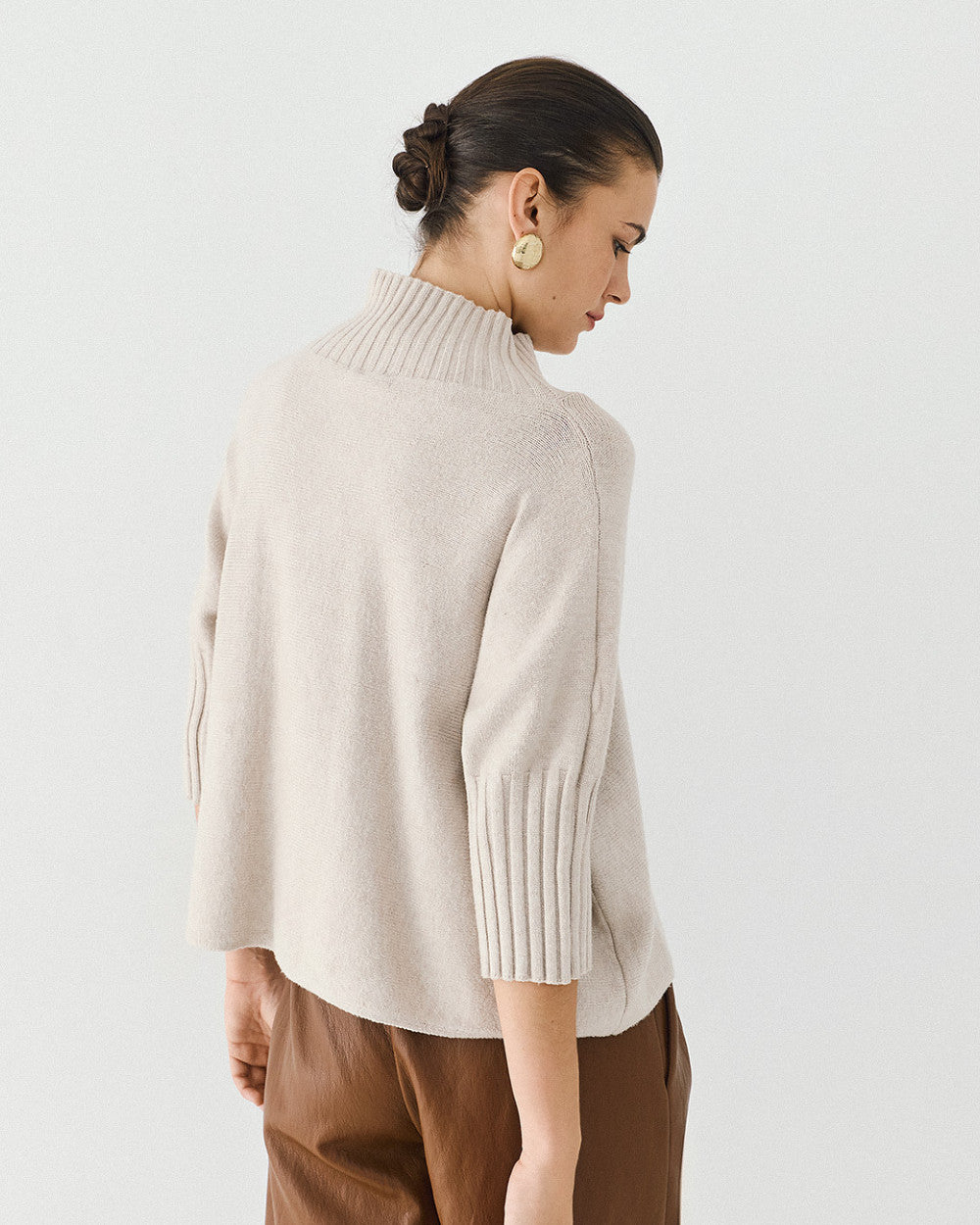 Access Fashion Vanilla High Neck Sweater