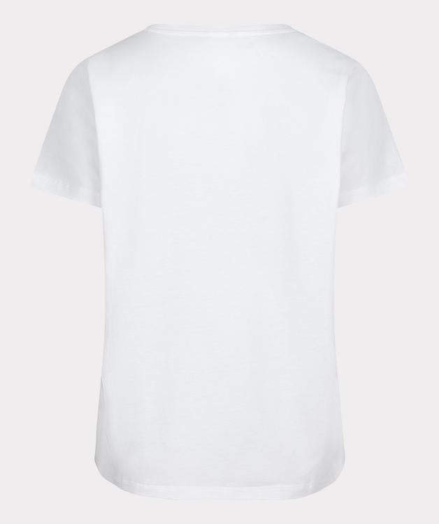 Esqualo Off White/Sand Foil Print Tshirt