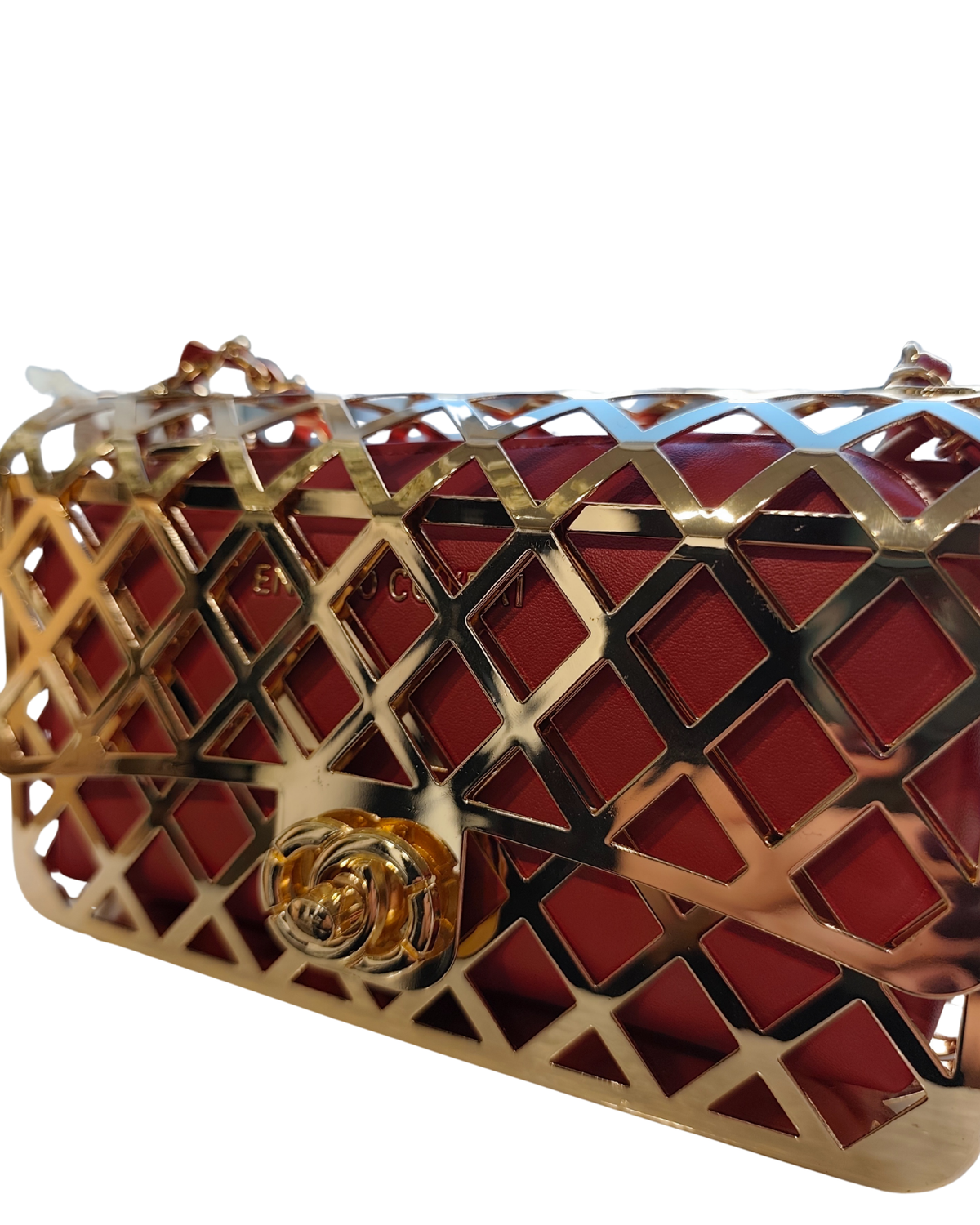 Dekers Shimo Shimo Caged Bag Red