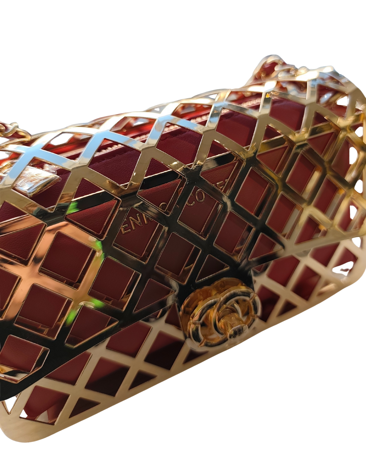 Dekers Shimo Shimo Caged Bag Red